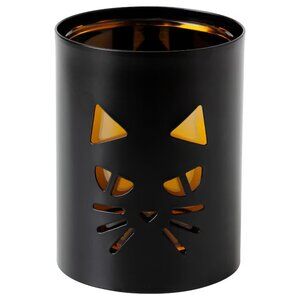 IKEA KUSTFYR Lantern for Tealight - SCARY CAT